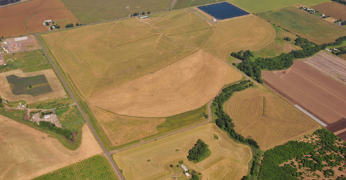 aerial of beneficial reuse site