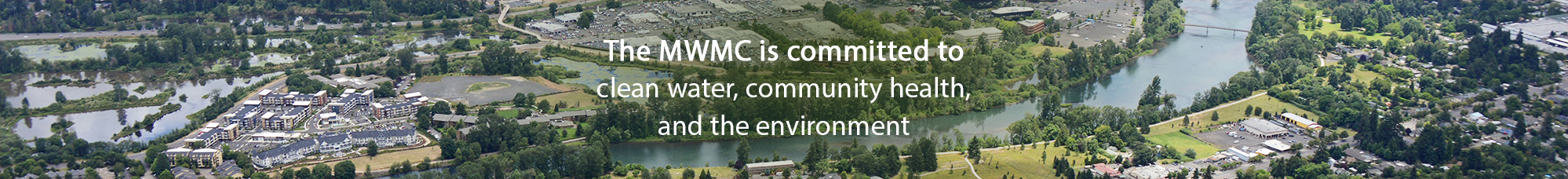 MWMC website header - The MWMC is committed to clean water, community health, and the environment.