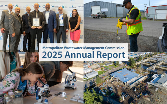 graphic with text reading "metropolitan wastewater management commission 2025 annual report"